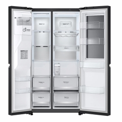 Tủ lạnh LG Inverter 635 Lít Side By Side InstaView Door-in-Door GR-X257BL