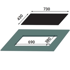 Bếp từ đôi Kaff KF-LCD2IG