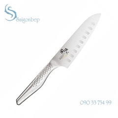 Dao Santoku Hollow Seki Magoroku Shoso KAI 16.5cm AB-5157