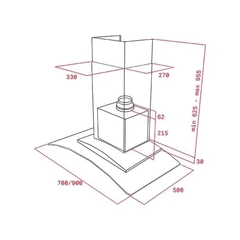 Máy hút mùi Teka DGW 77350 EOS