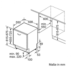 Máy rửa bát Bosch SMD8TCX04E