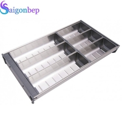 Khay thìa nĩa inox 304 Eurogold E0650A