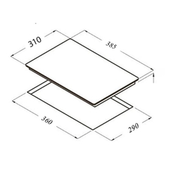 Bếp hồng ngoại đơn Chefs EH-HL22A