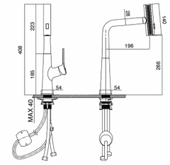 Vòi rửa bát Kluger KLF0018S