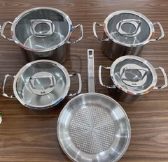 Bộ nồi từ Fissler Original Profi Collection 5 Glass có chảo