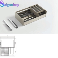 Giá bát bát đĩa hộp nhôm ANODE EUROGOLD EUM6070