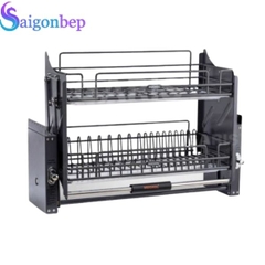 Giá bát đĩa nâng hạ nan quả trám Garis ML06.80N