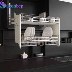 Giá bát đĩa nâng hạ nan vuông Garis GL0670E