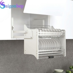 Giá nâng hạ chén đĩa inox bóng mạ crom Eurogold EUI180