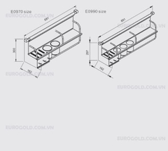 Giá treo đa năng Eurogold E0970