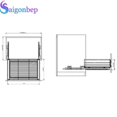 Giá xoong nồi bát đĩa đa năng Eurogold inox 304 EP80