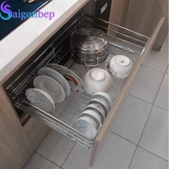 Giá xoong nồi bát đĩa đa năng Eurogold inox 304 EP70