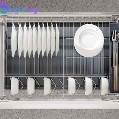 Giá xoong nồi bát đĩa đa năng Eurogold inox 304 EP80