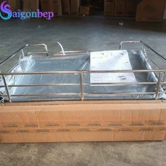 Giá xoong nồi nan oval âm tủ - gắn cánh EUROGOLD EPV5090F