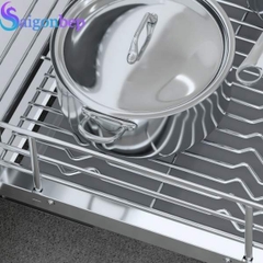 Giá xoong nồi nan oval âm tủ - gắn cánh EUROGOLD EPV5090F