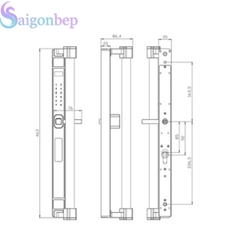 Khóa Cổng Thông Minh Demax SL808 LUX