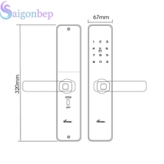 Khóa Điện Tử Thông Minh Demax SL-C320
