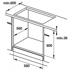 Lò nướng âm tủ Hafele HO-KT60A9 535.02.611