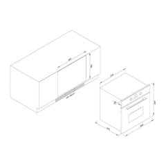 Lò nướng âm tủ Malloca EB-56ERCDG-8BC40