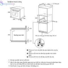 Lò nướng âm tủ Panasonic HL-CK632B