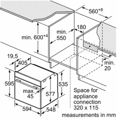 Lò nướng BOSCH HBG655HS1A