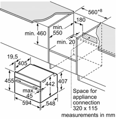 Lò nướng BOSCH HBG656RS1B
