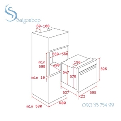 Lò nướng Teka HSB 610
