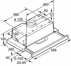 Máy hút mùi Bosch DFT63AC50