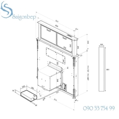 Máy hút mùi Brandt AD1390X