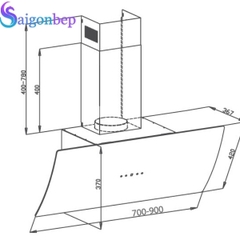 Máy hút mùi Canzy CZ-089D