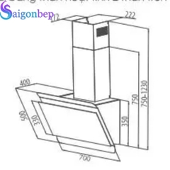 Máy hút mùi Canzy CZ-2770H