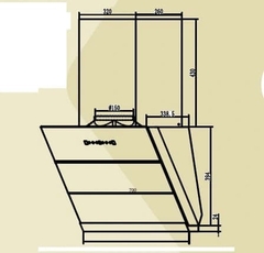 Máy hút mùi Canzy CZ-70LCD