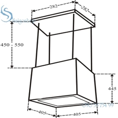 Máy hút mùi  Chefs EH-R820E5