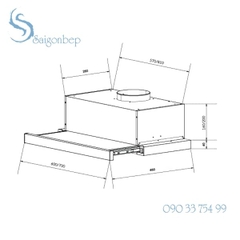 Máy hút mùi EUROSUN EH-60AF85