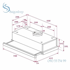 Máy hút mùi Teka TL 7420