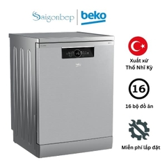 Máy rửa bát Beko BDFN36650XC 16 bộ Thổ Nhĩ Kỳ