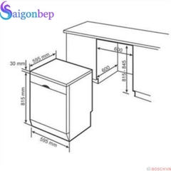 Máy rửa bát Bosch Series 6 SMS6ZCI85M