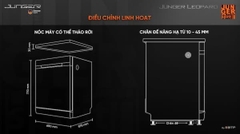 Máy rửa bát Junger DWJ-140