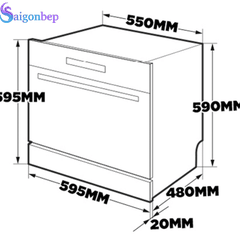 Máy rửa bát Kocher X10