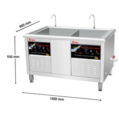 Máy rửa chén bát công nghiệp siêu âm Texgio Ultrasonic Standard TGU-1500SD