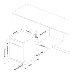Máy rửa chén Eurosun SKS60E08EU