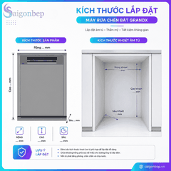 Máy Rửa Chén GrandX SMI8GX82 Series 8