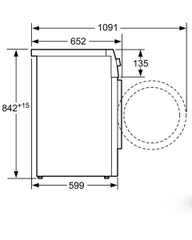 Máy sấy quần áo Bosch WTB86201SG
