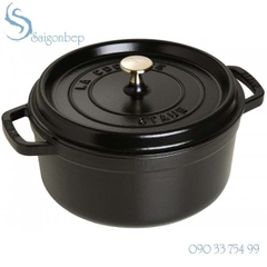 Nồi gang Staub Black Round 16 - 1101625