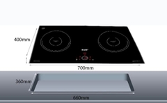 Bếp từ đôi Kaff KF-ROTE55