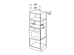 Lò vi sóng kết hợp nướng âm tủ HM-B38C 538.01.111