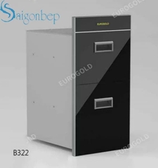 Thùng gạo mặt gương 2 tầng Eurogold B322