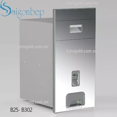 Thùng gạo mặt gương nút nhấn Eurogold B302
