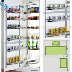 Tủ khô inox 6 tầng cánh mở Eurogold MC040645