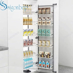 Tủ khô inox nan dẹt 6 tầng cánh mở Eurogold EPL80645